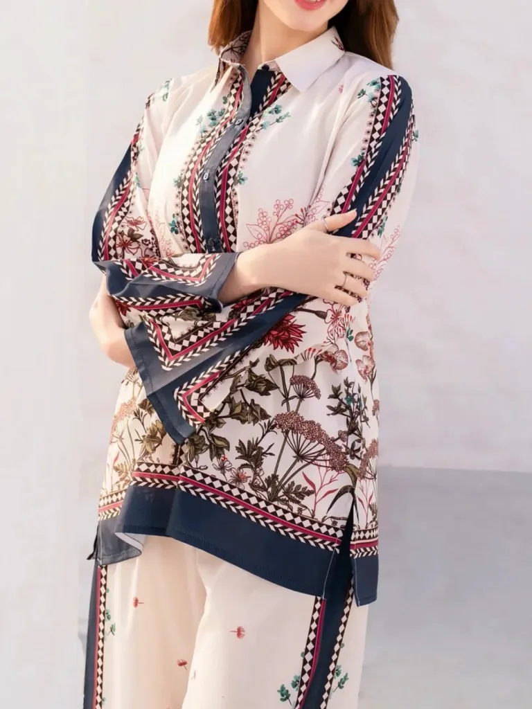 2pcs Printed Co Ord Set