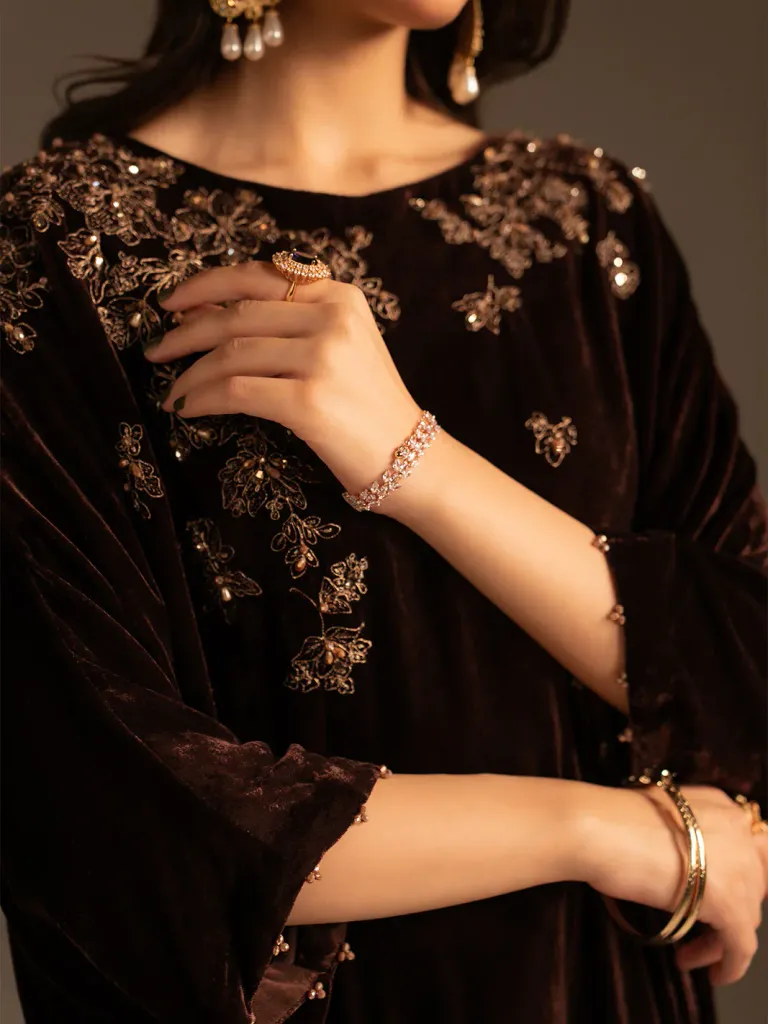 Velvet Bloom Kaftan