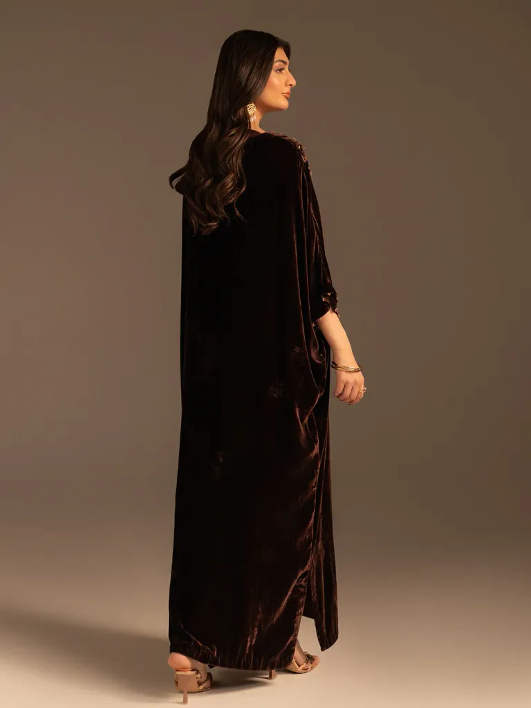 Velvet Bloom Kaftan