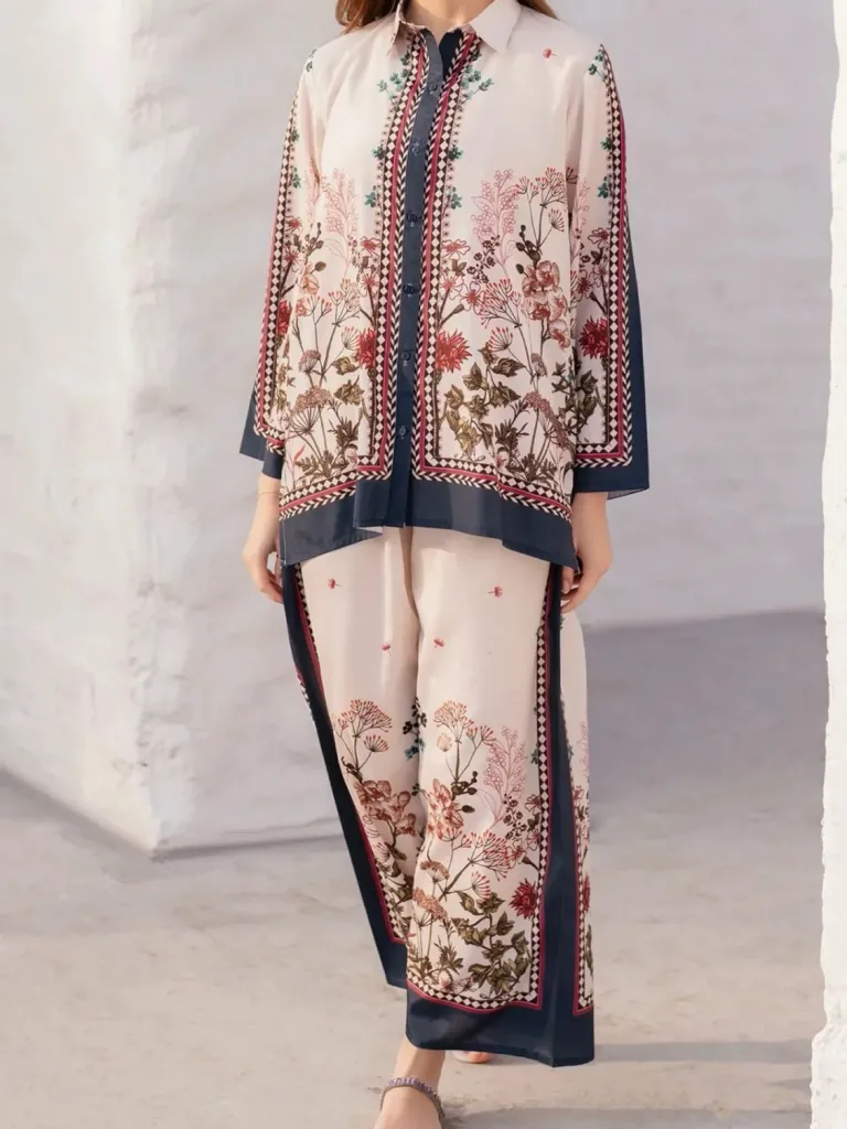2pcs Printed Co Ord Set